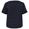 Only Carmakoma Basic Navy T-Shirt - Image 3