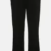 Ulla Popken Bootcut Elastic Waist Cotton Pants - Image 3