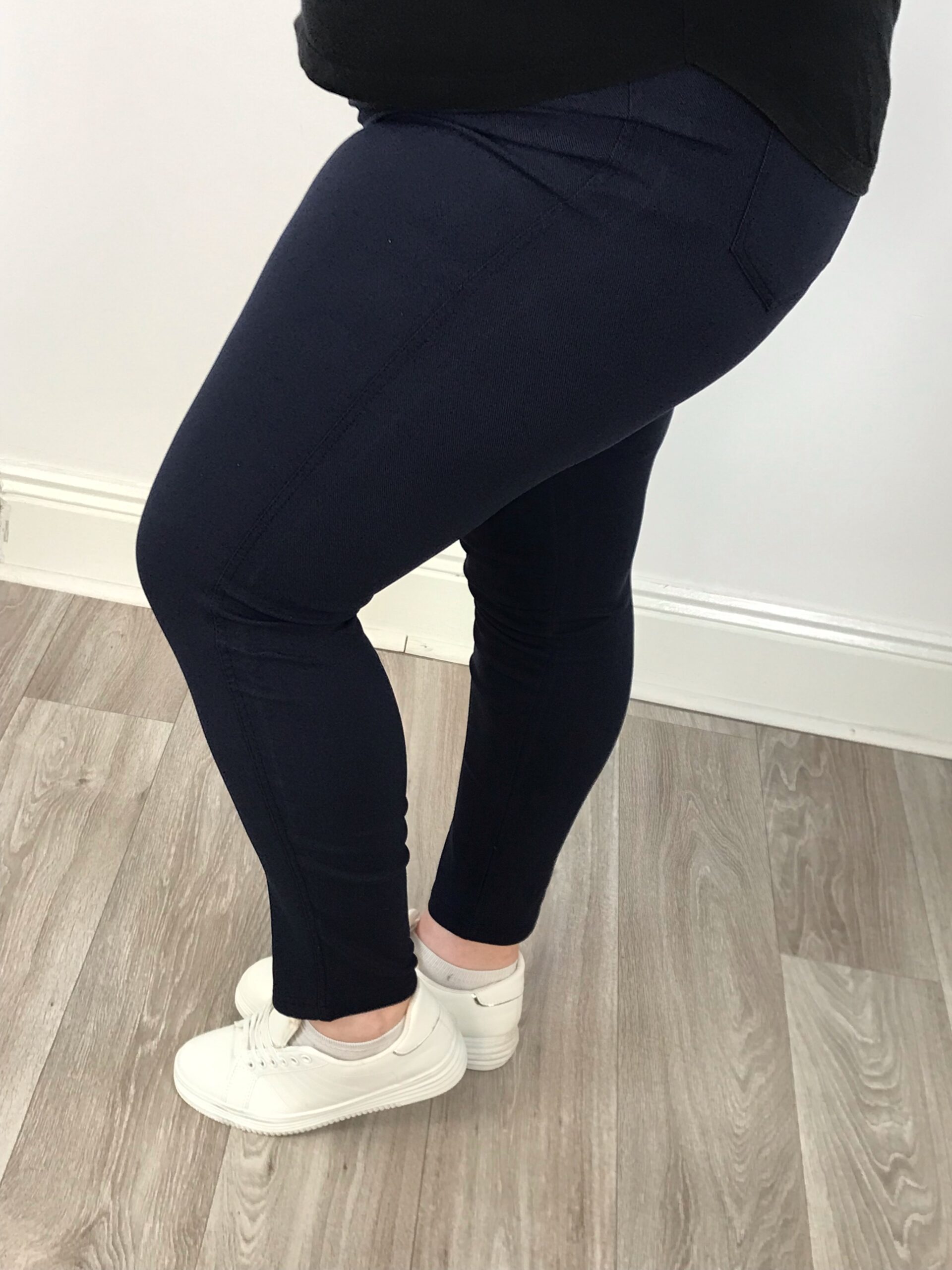Navy Curvy Trousers - Michelle's