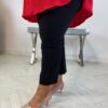 Curvy Black Ankle Grazers