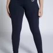 Ulla Popken Reflective Stripe Detail Stretch Leggings