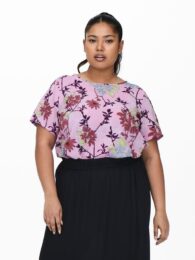 only pink floral top