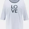 Ulla Popken Love Scribble Pyjama Set - Image 2