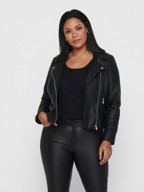 Only Faux Leather Biker Jacket