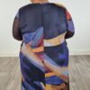 Ulla Popken Abstract Print Chiffon Midi Dress - Image 2