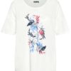 Ulla Popken Beachy Graphic Text Top - Image 2