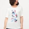 Ulla Popken Beachy Graphic Text Top
