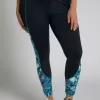 Ulla Popken Inset High Waist Stretch Leggings