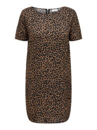 animal print tunic dress