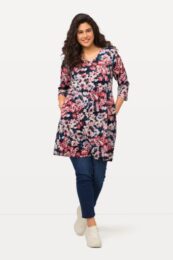 floral print tunic dress