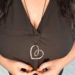 Twisted Heart Dressy Necklace