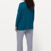 Ulla Popken Embroidered Long Sleeve Pajama Set - Image 4