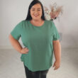 Only Carmakoma Bottle Green Top