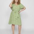 Evoked Green Floral Dress