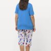 Ulla Popken Abstract Polka Dot Cropped Length Pajama Set - Image 2