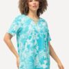 Ulla Popken Patch Print Short Sleeve Tunic