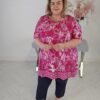Ulla Popken Patch Print Short Sleeve Tunic