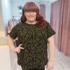 Only Carmakoma Green & Black Top