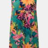 Ulla Popken Tropical Print Sleeveless Swing Dress - Image 4
