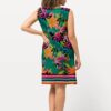 Ulla Popken Tropical Print Sleeveless Swing Dress - Image 3