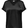 Only Satin Front Black Top - Image 2