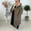 Only Mid Length Quilted jacket (Walnut)