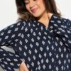 Ulla Popken Trumpet Sleeve A-Line Tee - Image 5