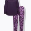 Ulla Popken Floral Two-Piece Pajama Set - Image 2