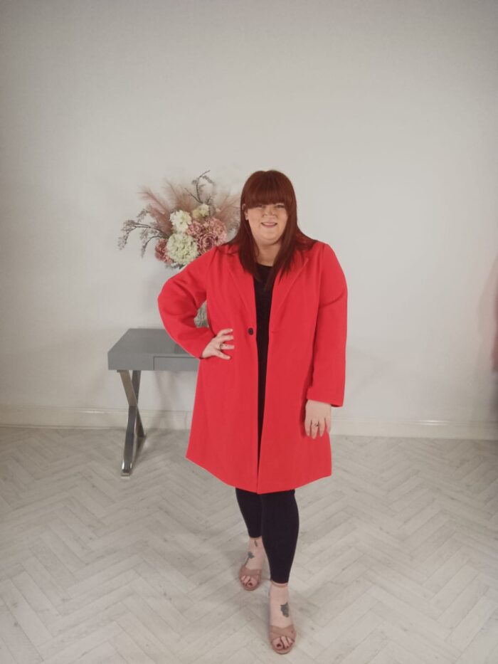 Vero Moda Fiery Red Coat