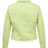 Only Carmakoma Lime Green Denim Jacket - Image 2