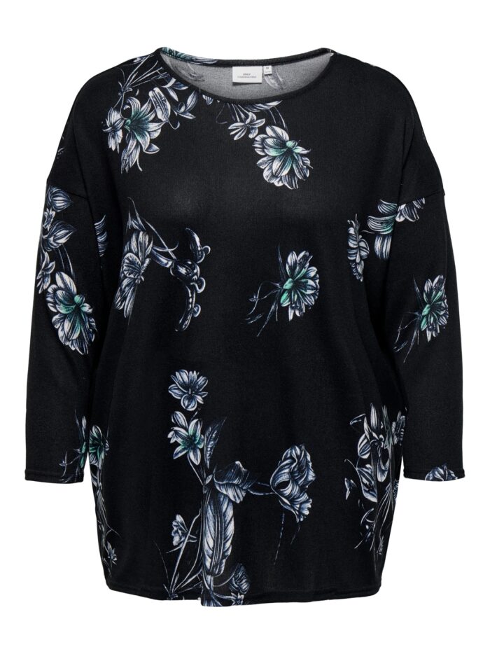 Only Soft Knit Flower Top - Image 3