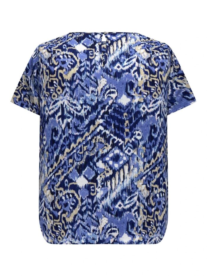 Only Blue Patterned Basic Top - Image 3