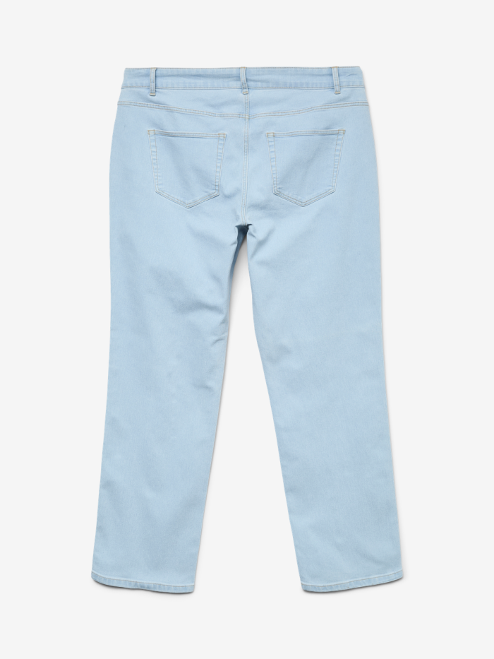 Vero Moda Mid Rise Straight Fit Jeans - Image 2