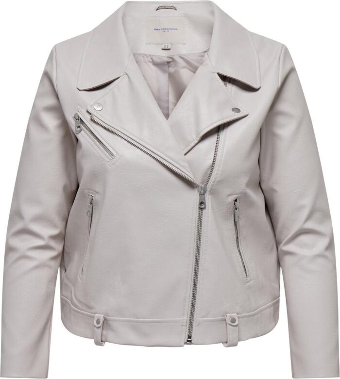 Only Faux Leather Biker Jacket - Image 2