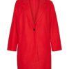Vero Moda Fiery Red Coat - Image 3