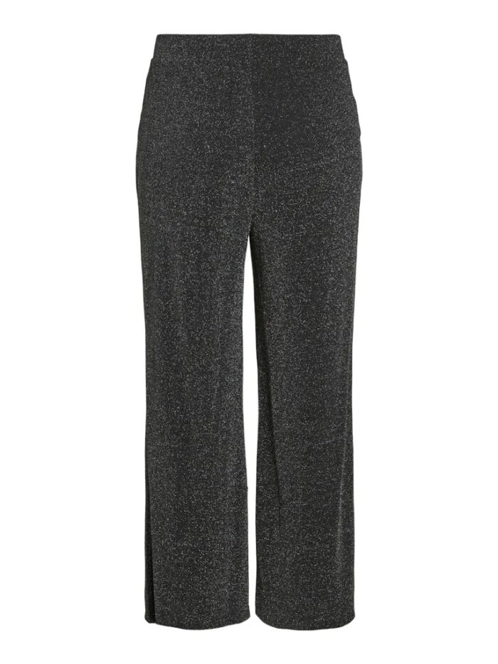 Evoked Black Glitter Wide Leg Pants