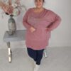 Only Heart Long Soft Knit Pink