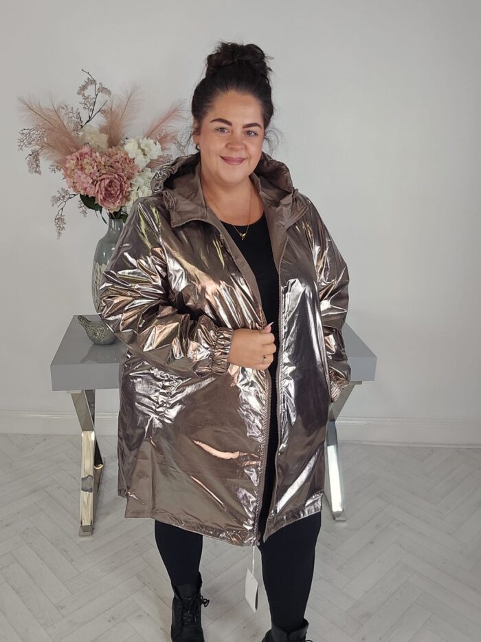 Only Reversible Metallic Coat - Image 2