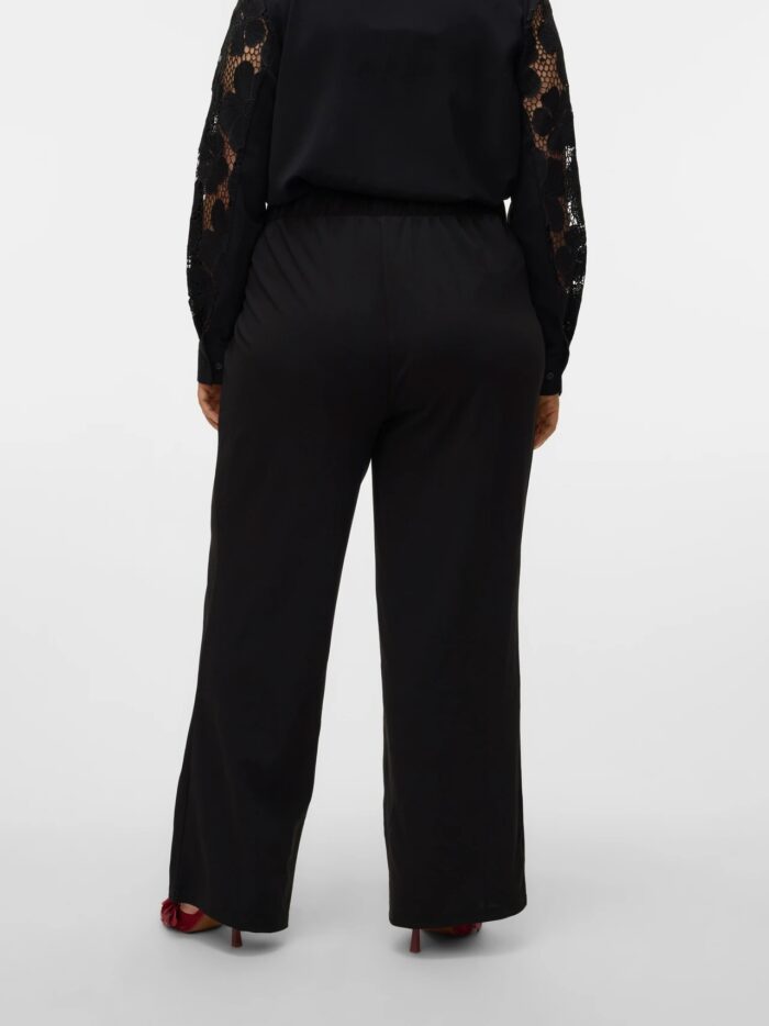 Vero Moda Wide Trousers Black - Image 5