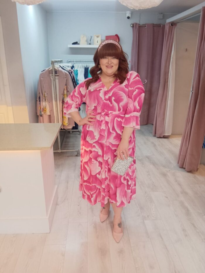 Pink Cloud Shelly Dress