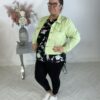 Only Carmakoma Lime Green Denim Jacket