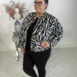 Only Zebra Quilted Jacket