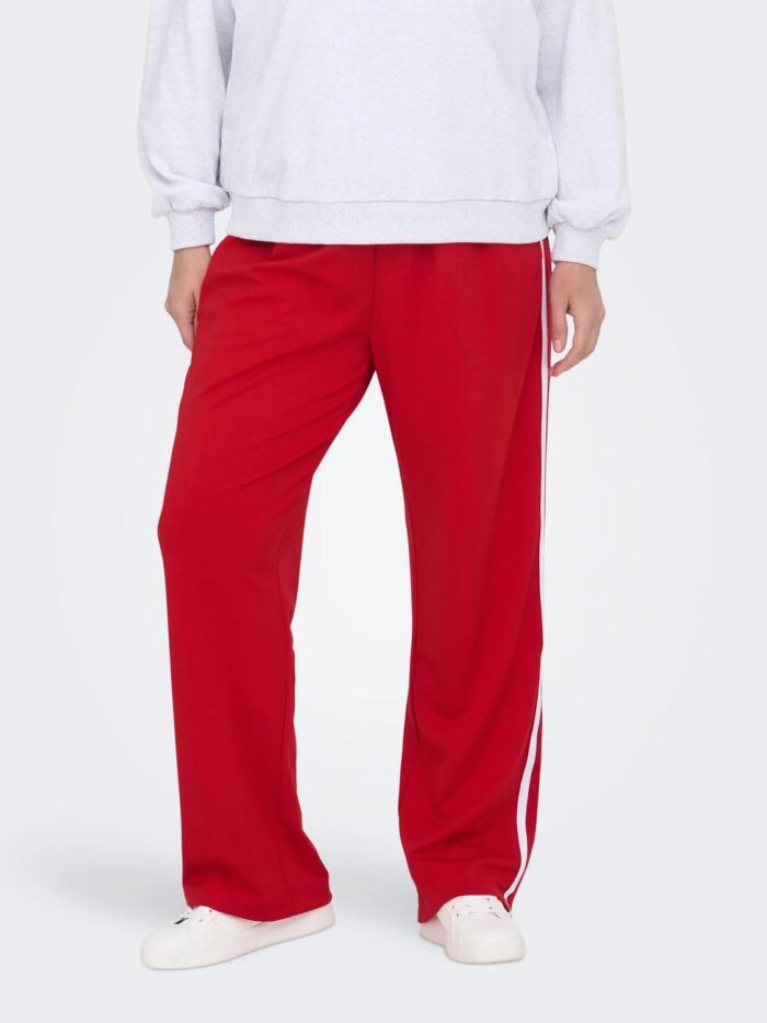 Only Regular Fit Red Wide-leg trousers