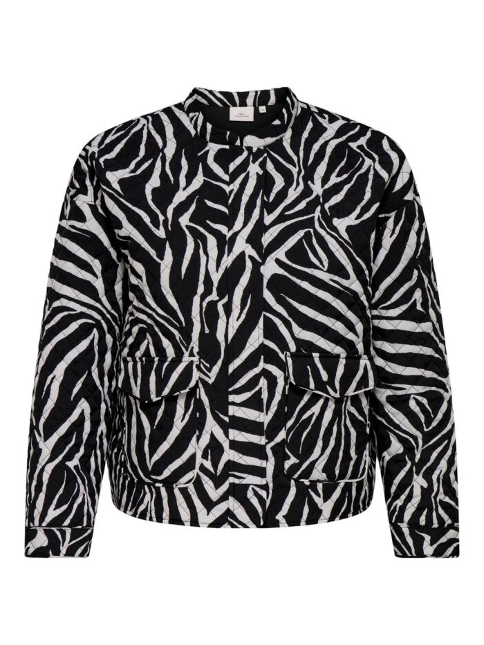 Only Zebra Quilted Jacket - Image 2