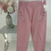 Dusty Pink Cropped Trousers