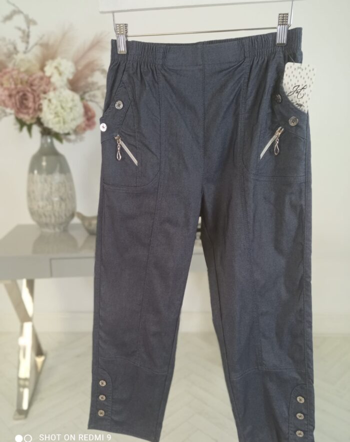 Denim Cropped Trousers