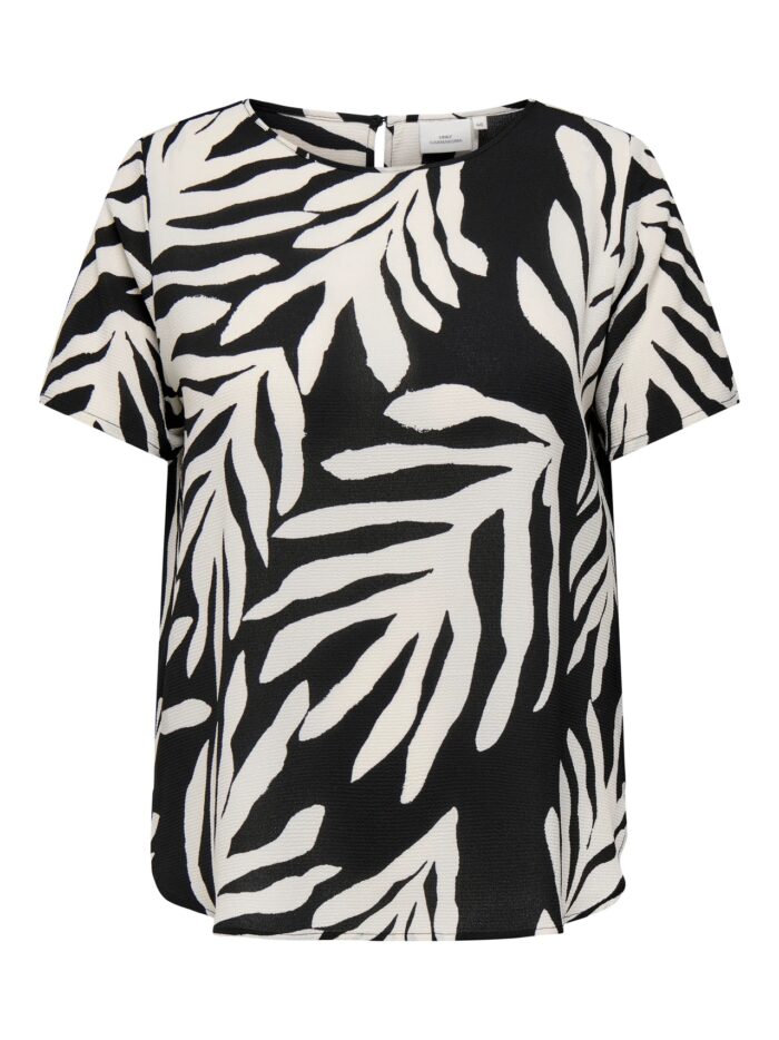 Only Carvica Black Leaf Print - Image 6