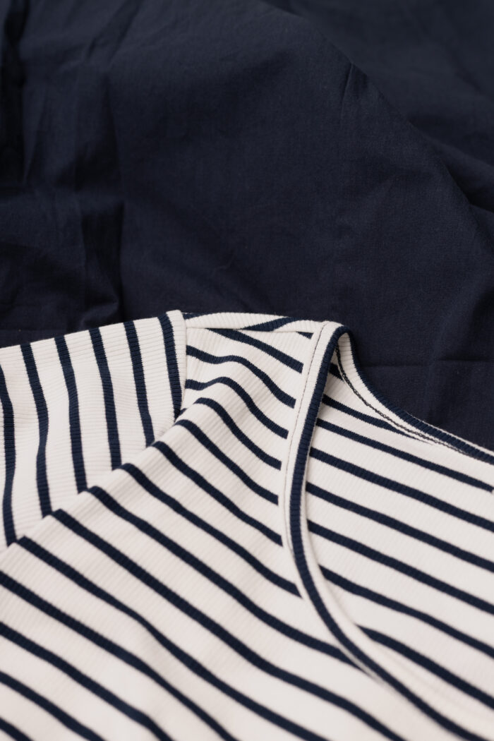 Only Navy & Stripe Dress with Pockets - Image 5