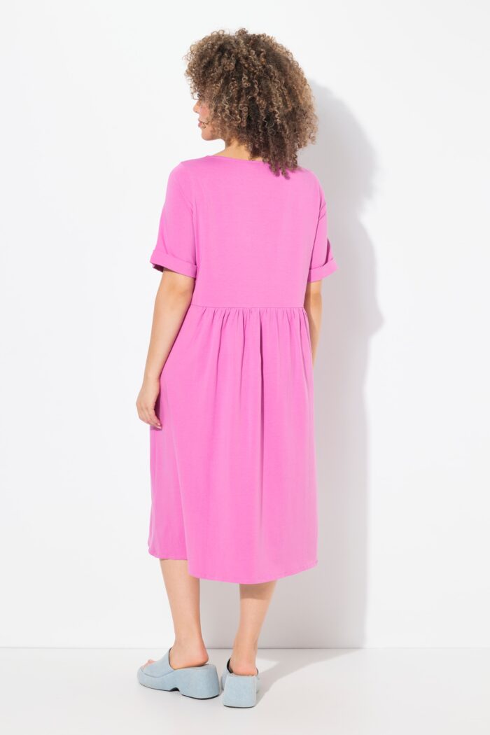 Ulla Popken Short Sleeve Jersey Midi Dress - Image 4