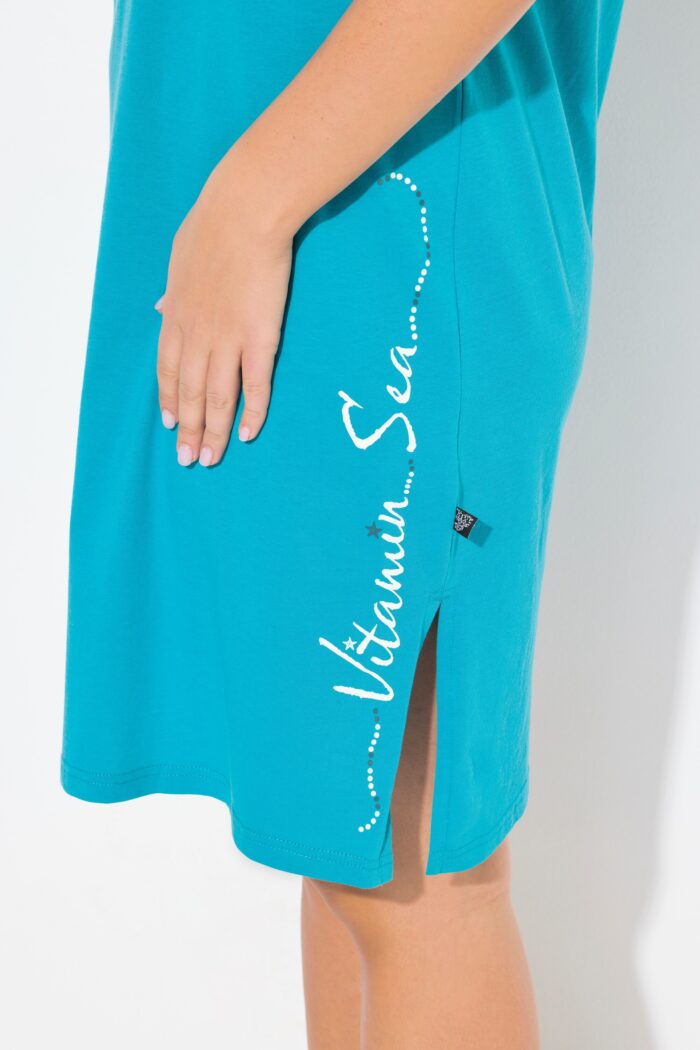 Ulla Popken 2 Pack Short Sleeve Sleep Tees- Starfish - Image 8